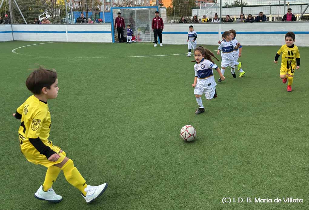 El partido entre la EF Juventud Madrid y la AD Villaverde Bajo A